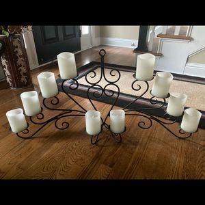 Candle arbor Iron 9 Battery Operated Candle